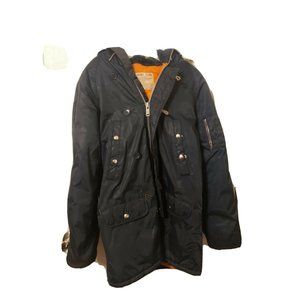 Arctic Parka by Envoy Men's Sz M Blue Winter Coat Jacket w/ Hood